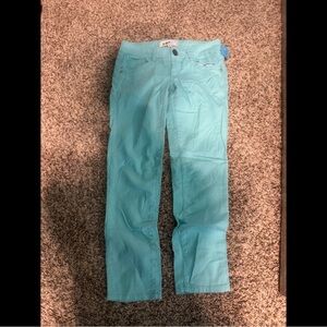 Juniors Aqua Jeans